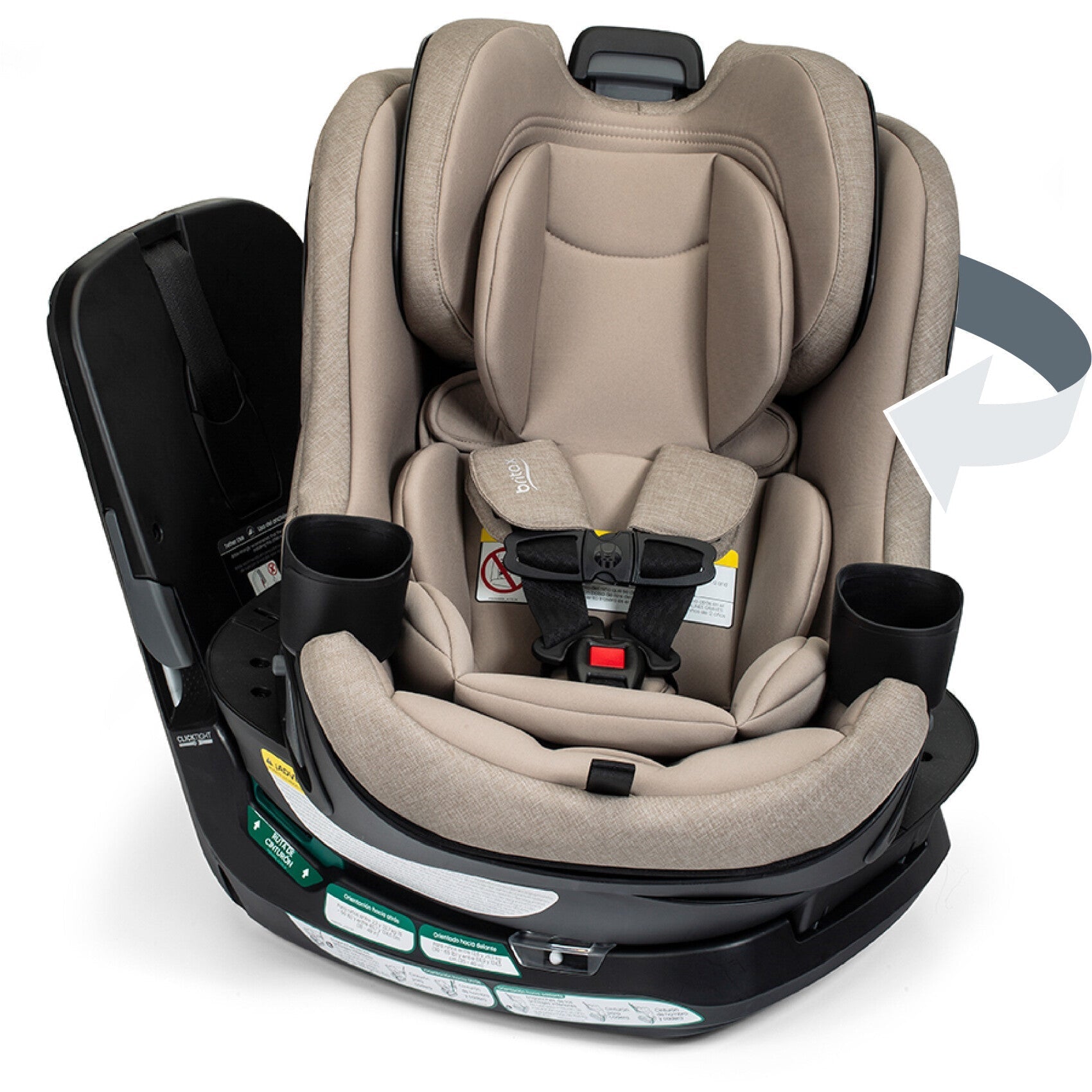 britax replacement foam headrest Britax Galaxy 360 Slim Rotating Convertible Car Seat Teak