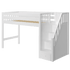 Maxtrix Twin XL Mid Loft Bed with Stairs | Lullabye Shop