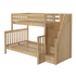 Maxtrix High Twin XL over Full XL Bunk Bed with Stairs | Lullabye Shop