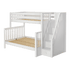 Maxtrix High Twin XL over Full XL Bunk Bed with Stairs | Lullabye Shop