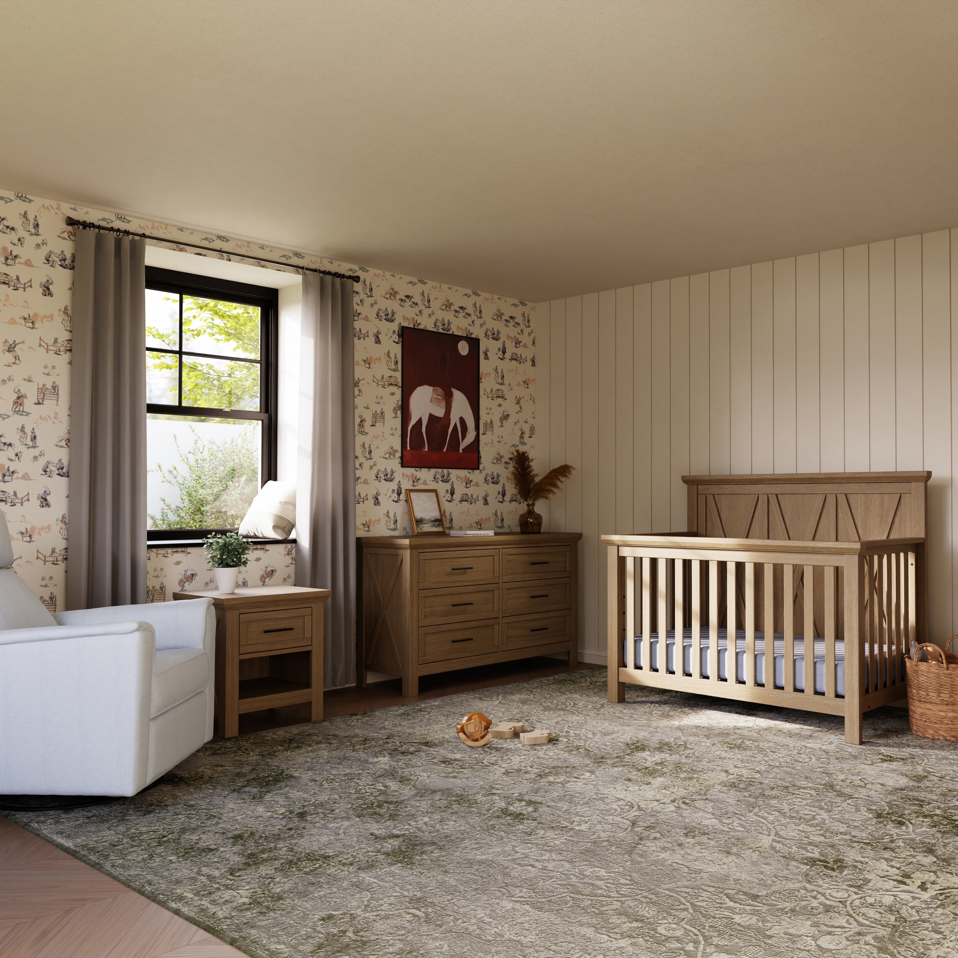 Monogram by Namesake Emory Farmhouse 6-Drawer Dresser | Lullabye Shop