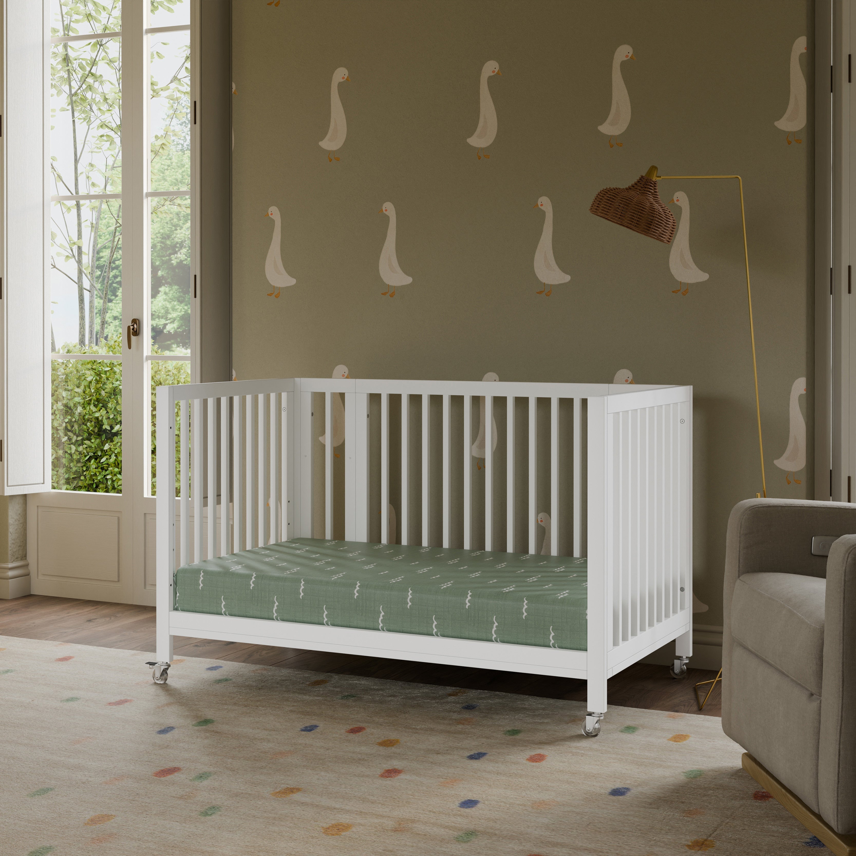 Babyletto Rolli 9-in-1 Convertible All-Stages Crib with Bassinet & Toddler Bed Conversion Kits | Lullabye Shop