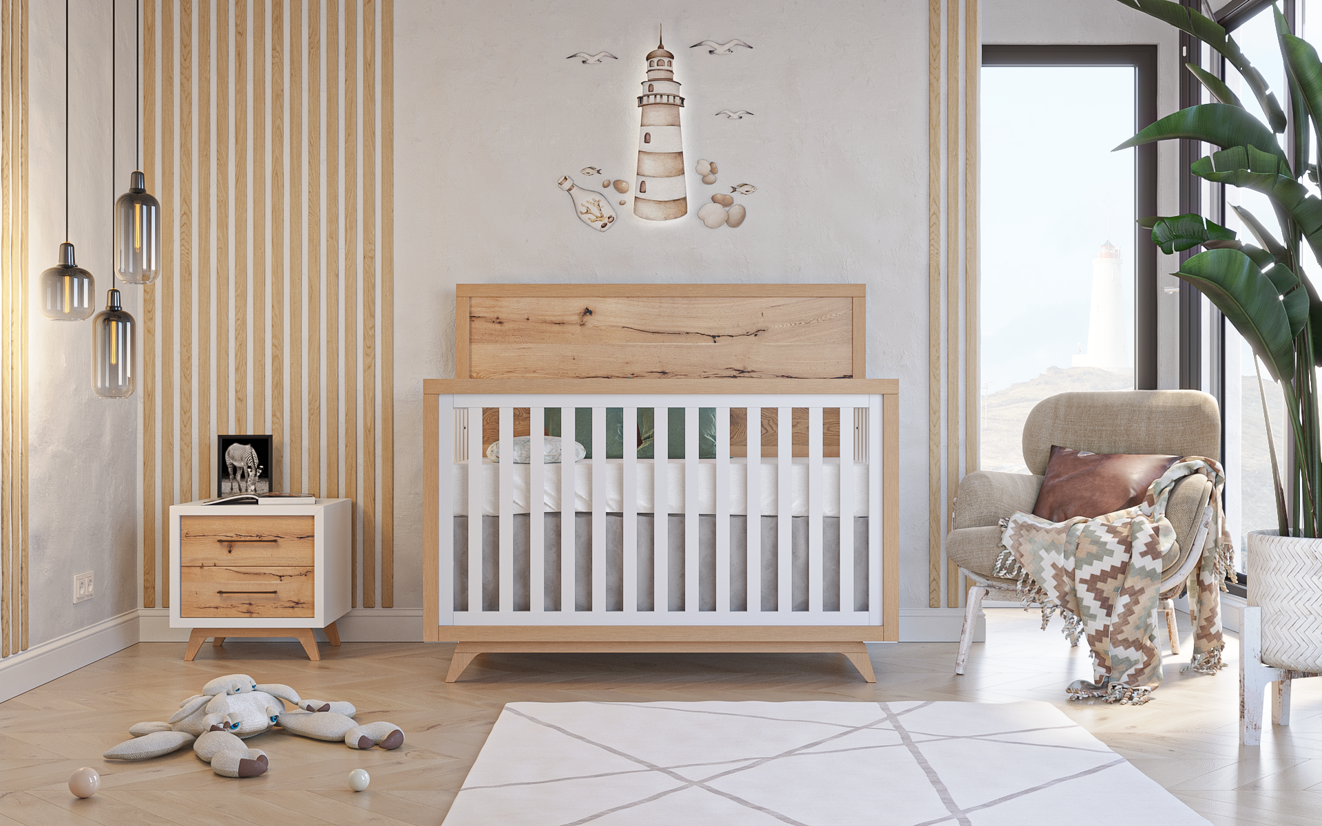 Romina Uptown Convertible Crib