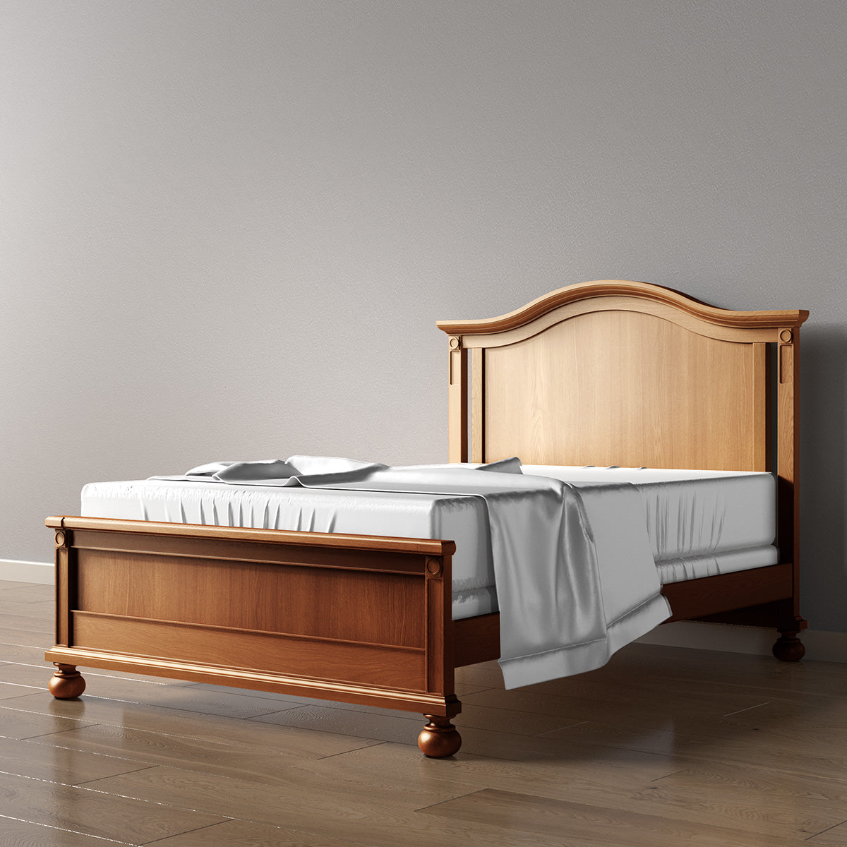 Romina Dakota Full Bed / Solid Back