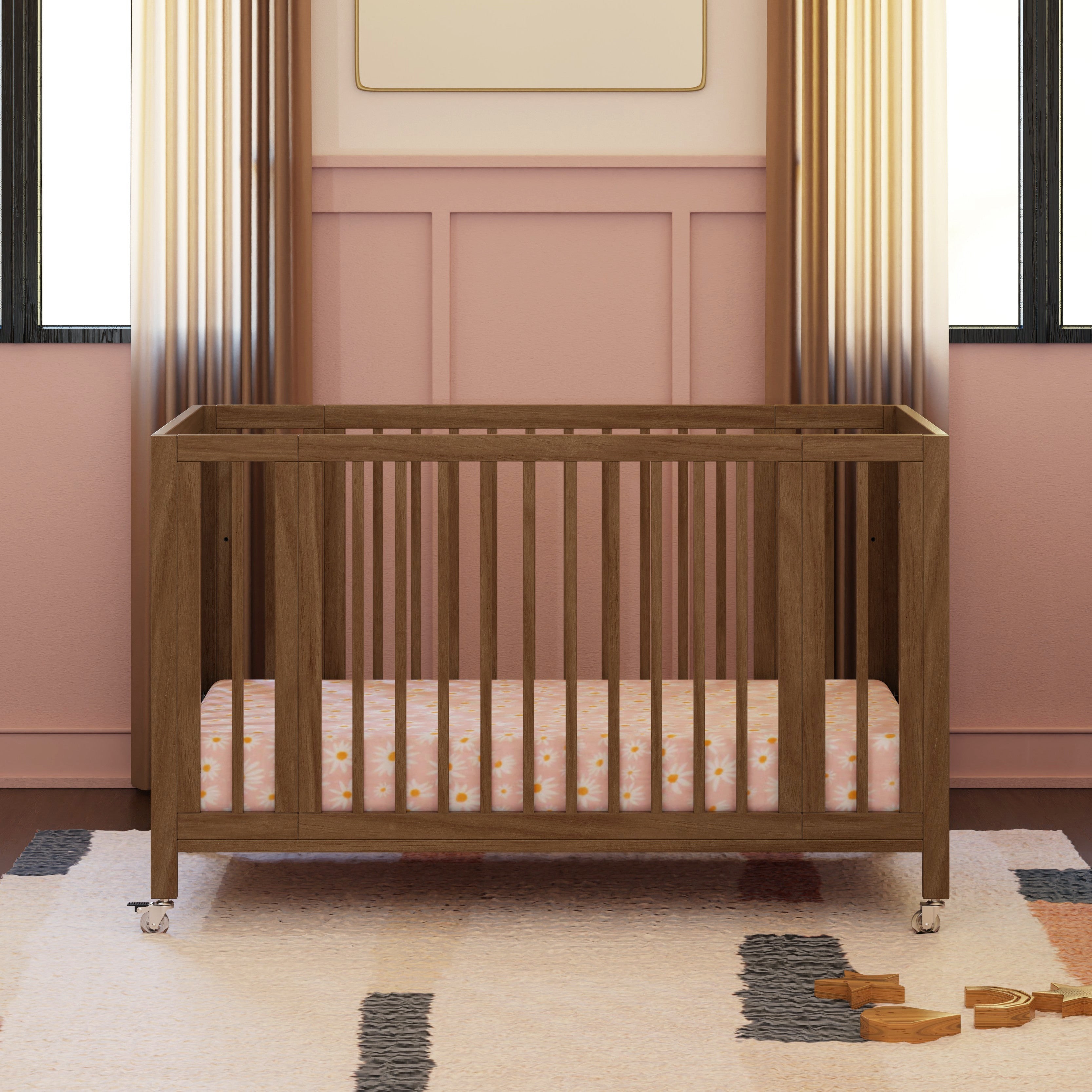 Babyletto Rolli 9-in-1 Convertible All-Stages Crib with Bassinet & Toddler Bed Conversion Kits | Lullabye Shop