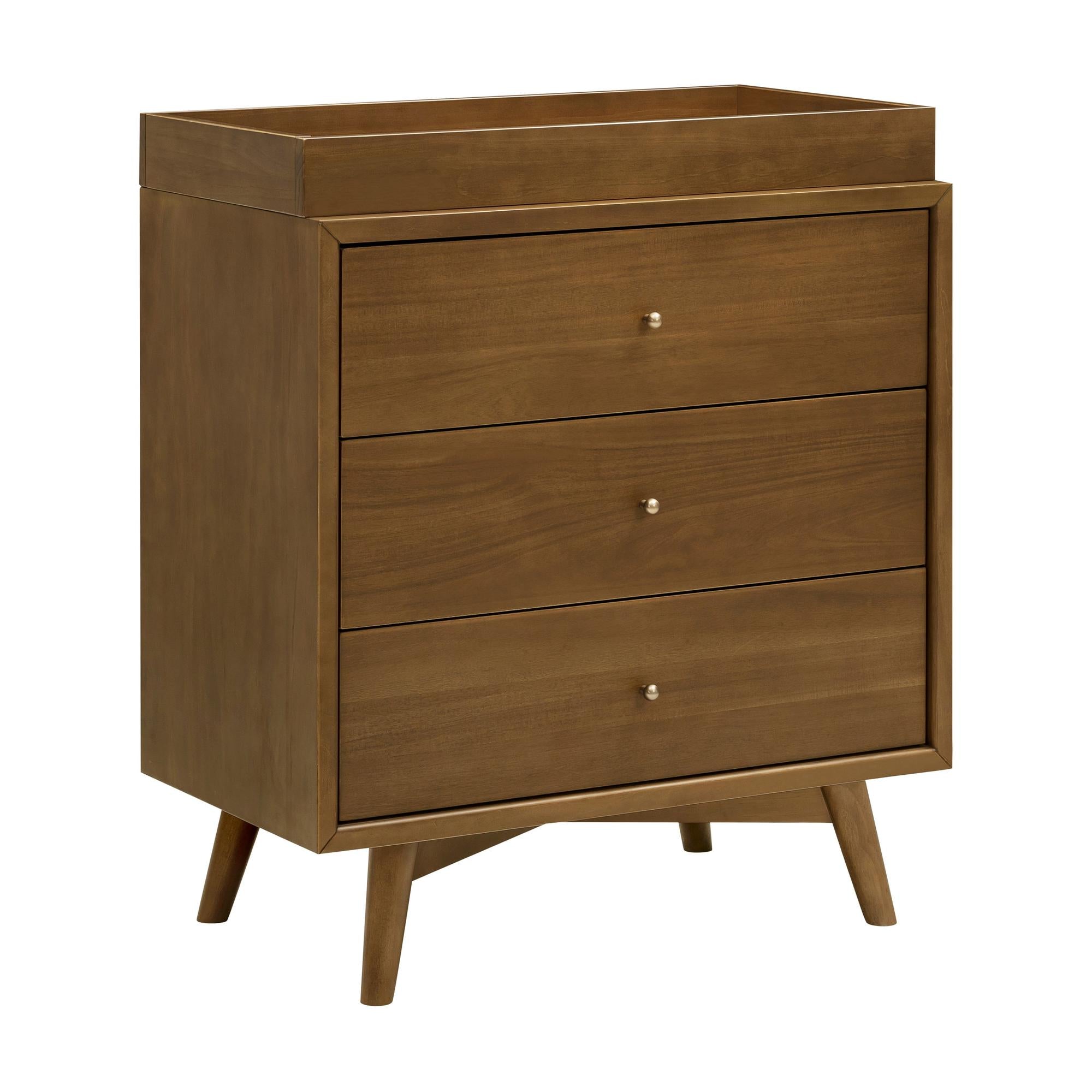 babyletto dresser Hudson 6 Drawer Double Washed Natural/White 3 large drawers Babyletto Lolly 3-Drawer Dresser &