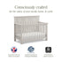 Monogram by Namesake Emory Farmhouse 4-in-1 Convertible Crib | Lullabye Shop
