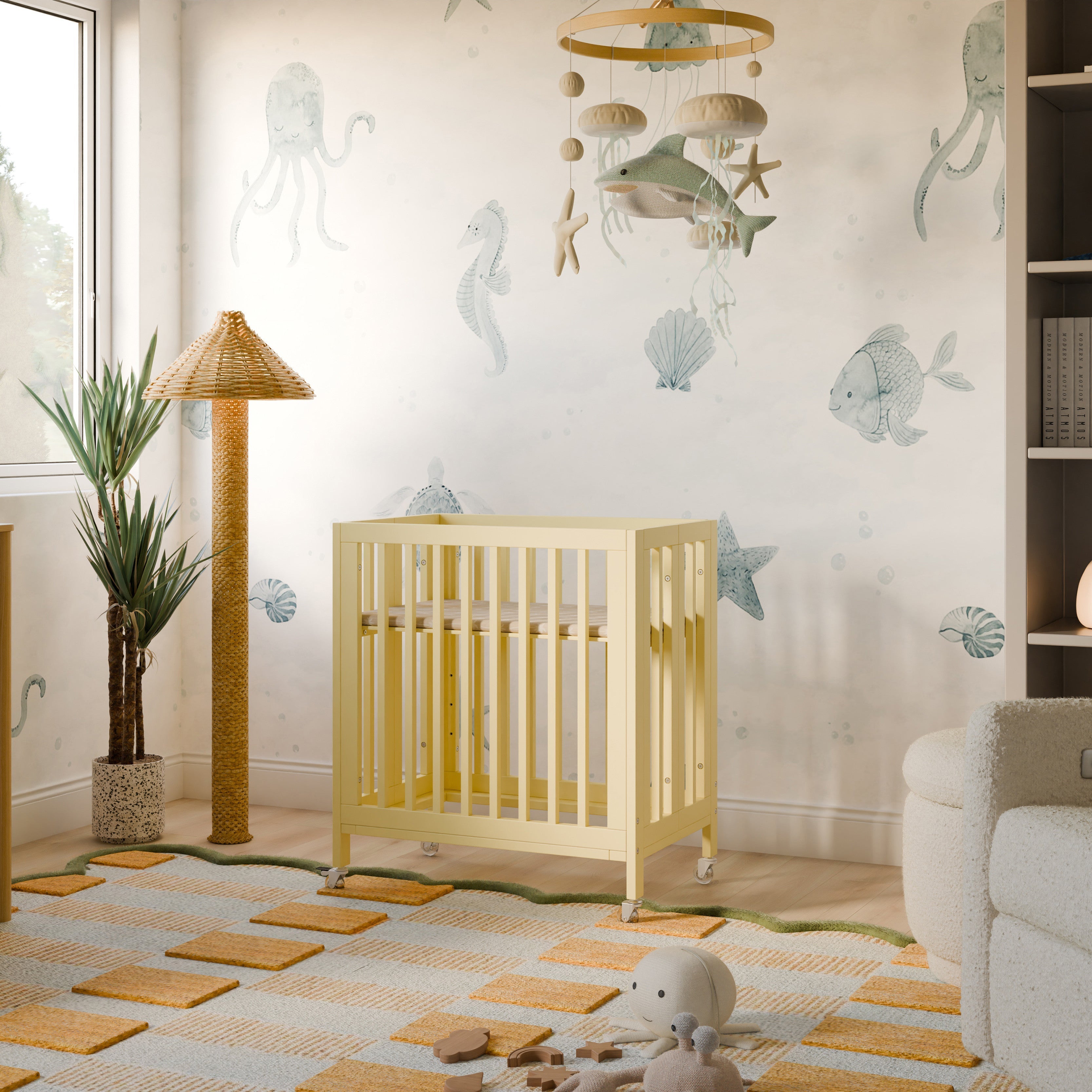 Babyletto Rolli 9-in-1 Convertible All-Stages Crib with Bassinet & Toddler Bed Conversion Kits | Lullabye Shop