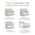 Monogram by Namesake Emory Farmhouse 4-in-1 Convertible Crib | Lullabye Shop