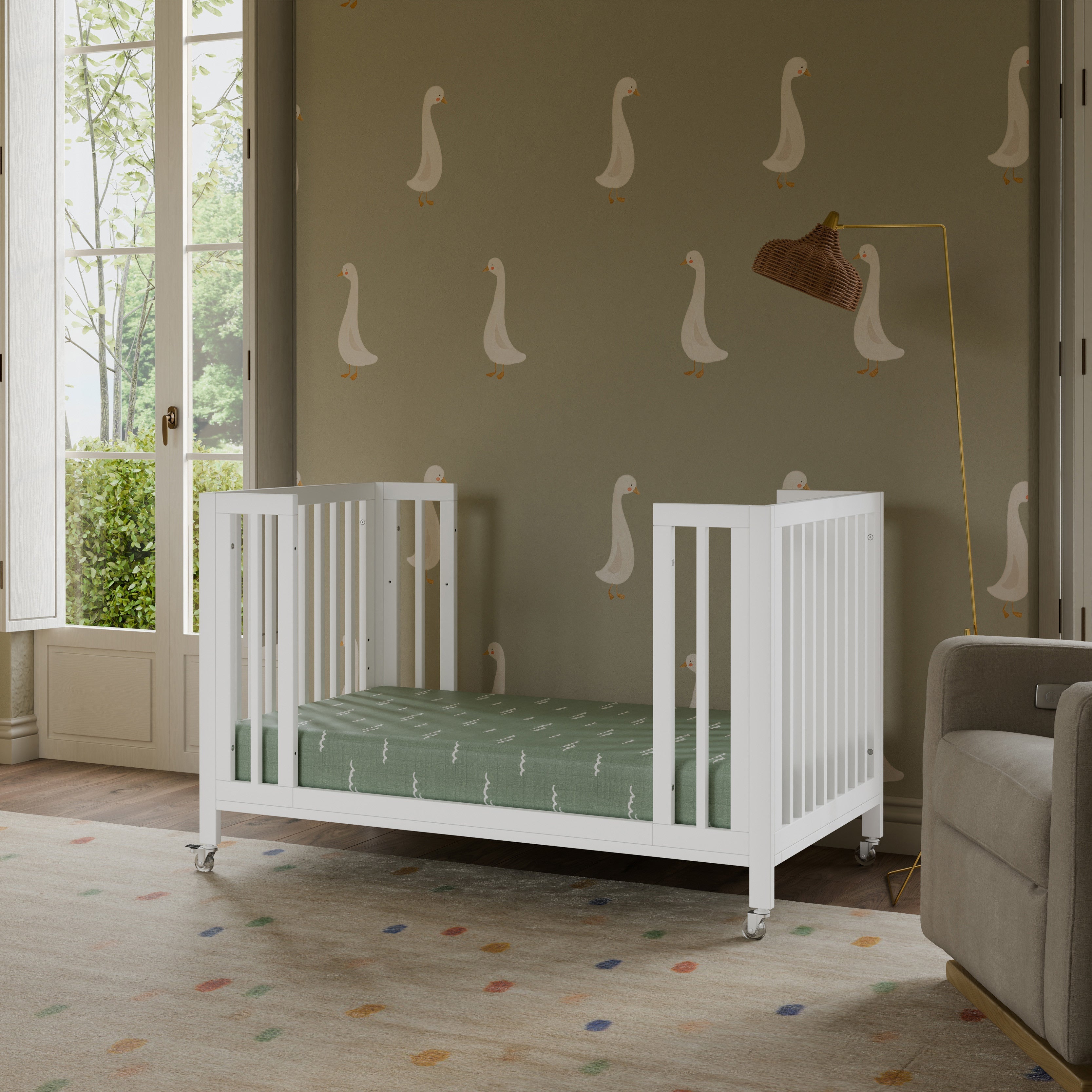 Babyletto Rolli 9-in-1 Convertible All-Stages Crib with Bassinet & Toddler Bed Conversion Kits | Lullabye Shop
