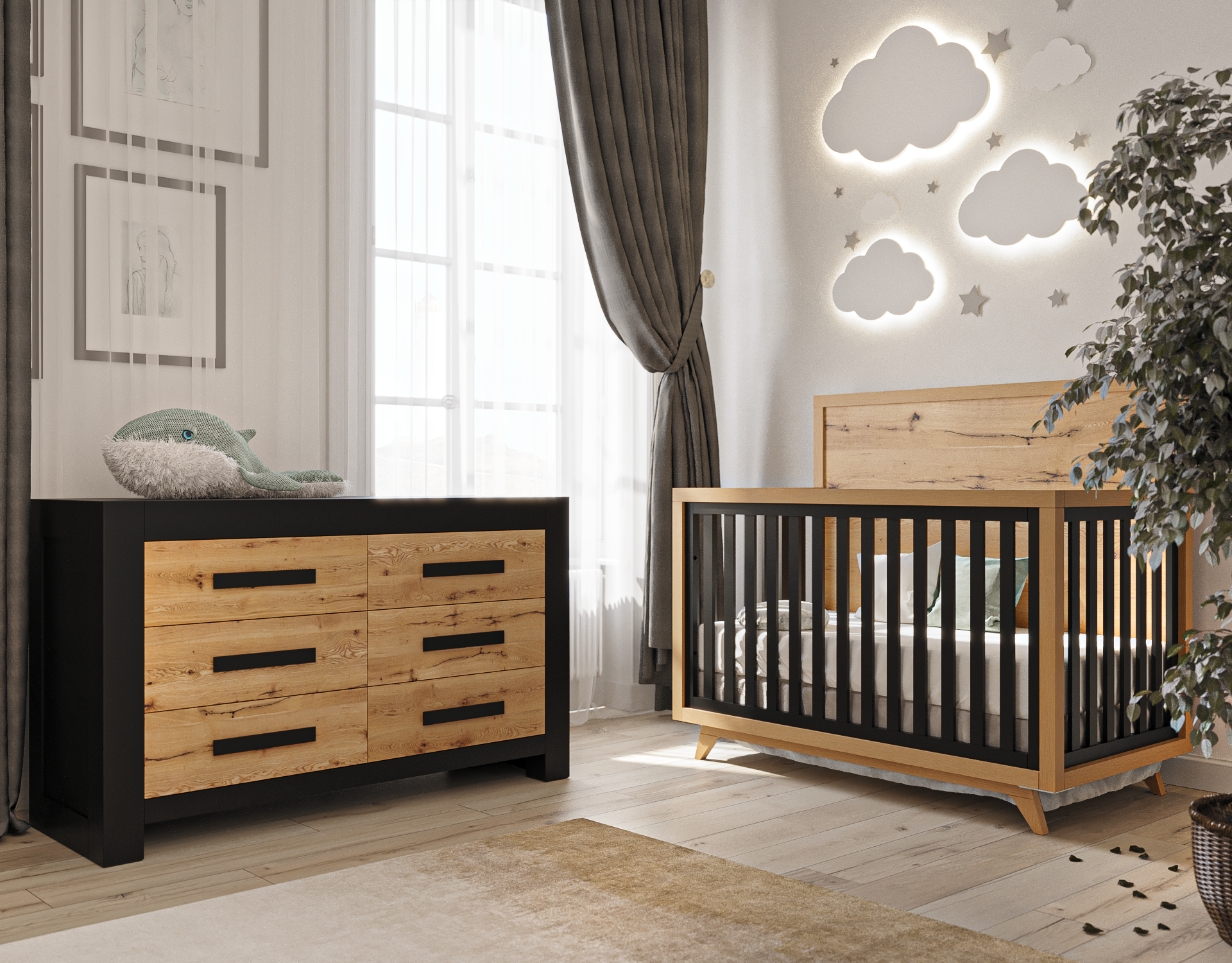 Romina Uptown Convertible Crib