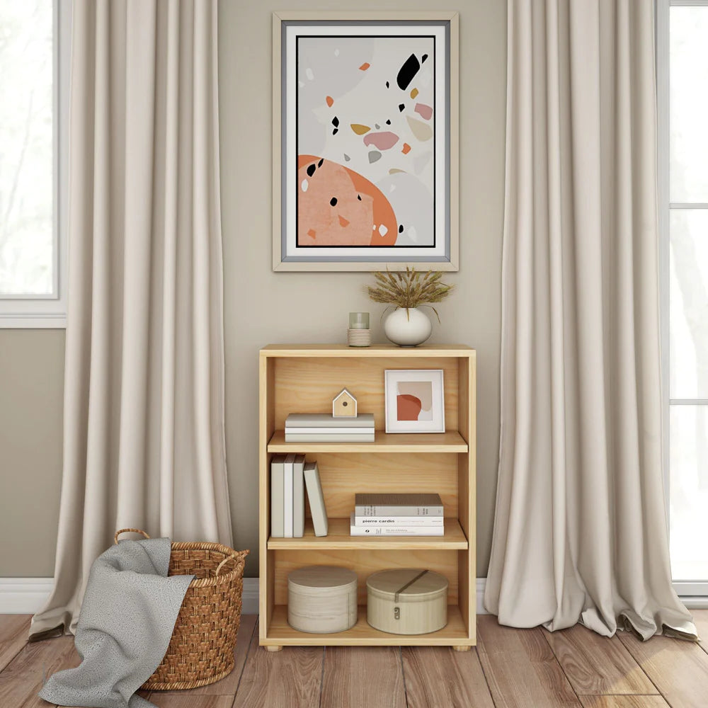 Maxtrix Low 3 Shelf Bookcase