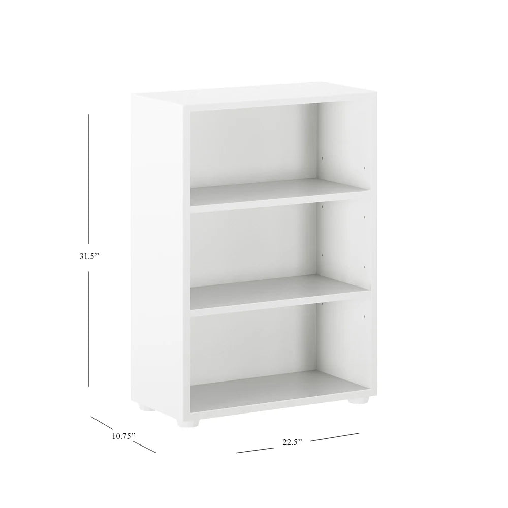 Maxtrix Low 3 Shelf Bookcase