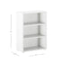 Maxtrix Low 3 Shelf Bookcase