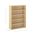 Maxtrix Wide 5 Shelf Bookcase