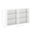 Maxtrix Double Low 6 Shelf Bookcase