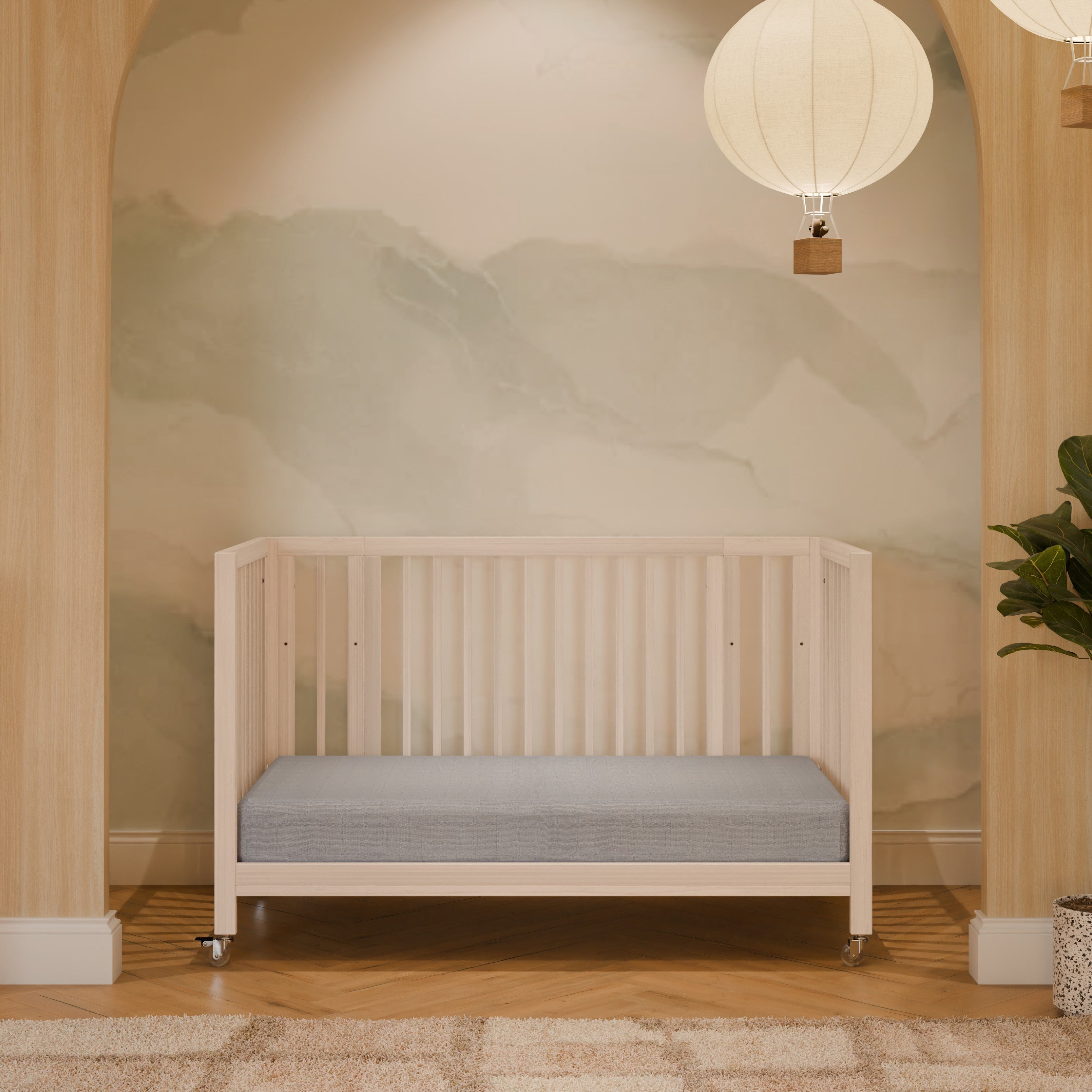 Babyletto Rolli 9-in-1 Convertible All-Stages Crib with Bassinet & Toddler Bed Conversion Kits | Lullabye Shop