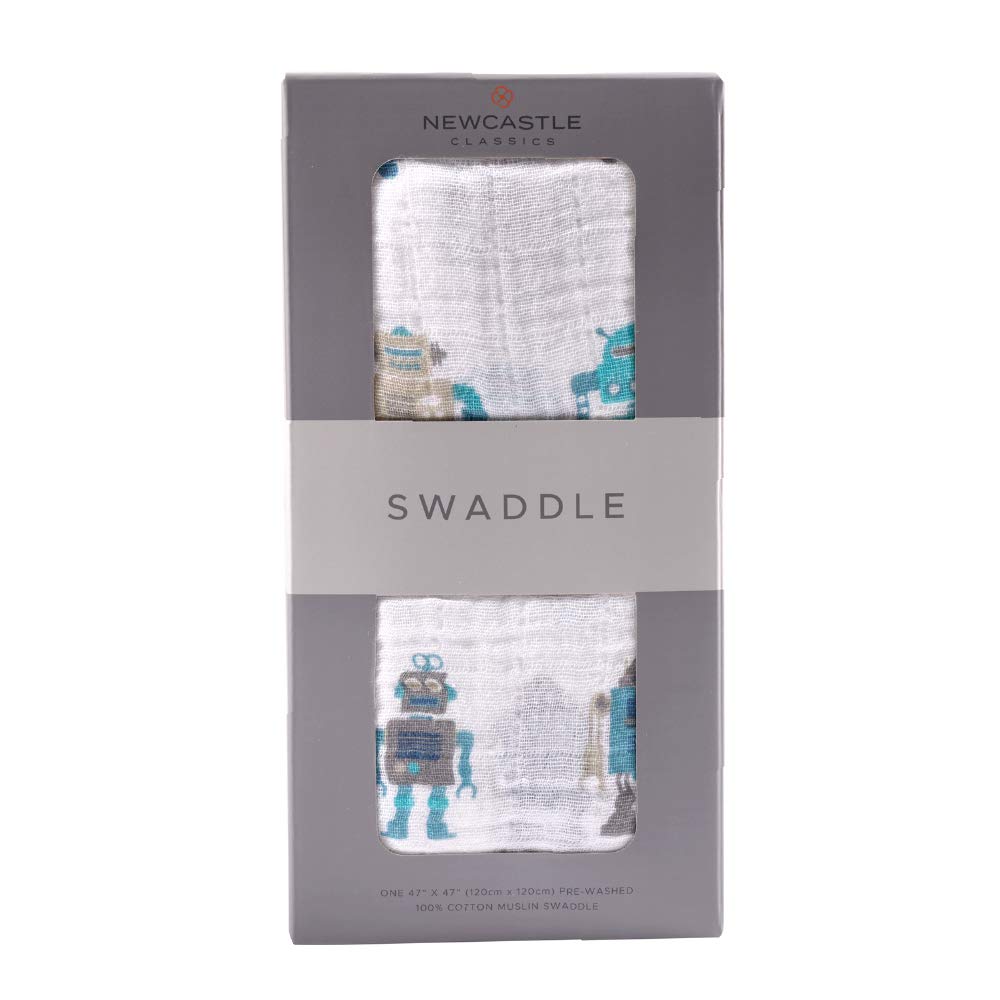 newcastle classics swaddle primrose indigo - 3