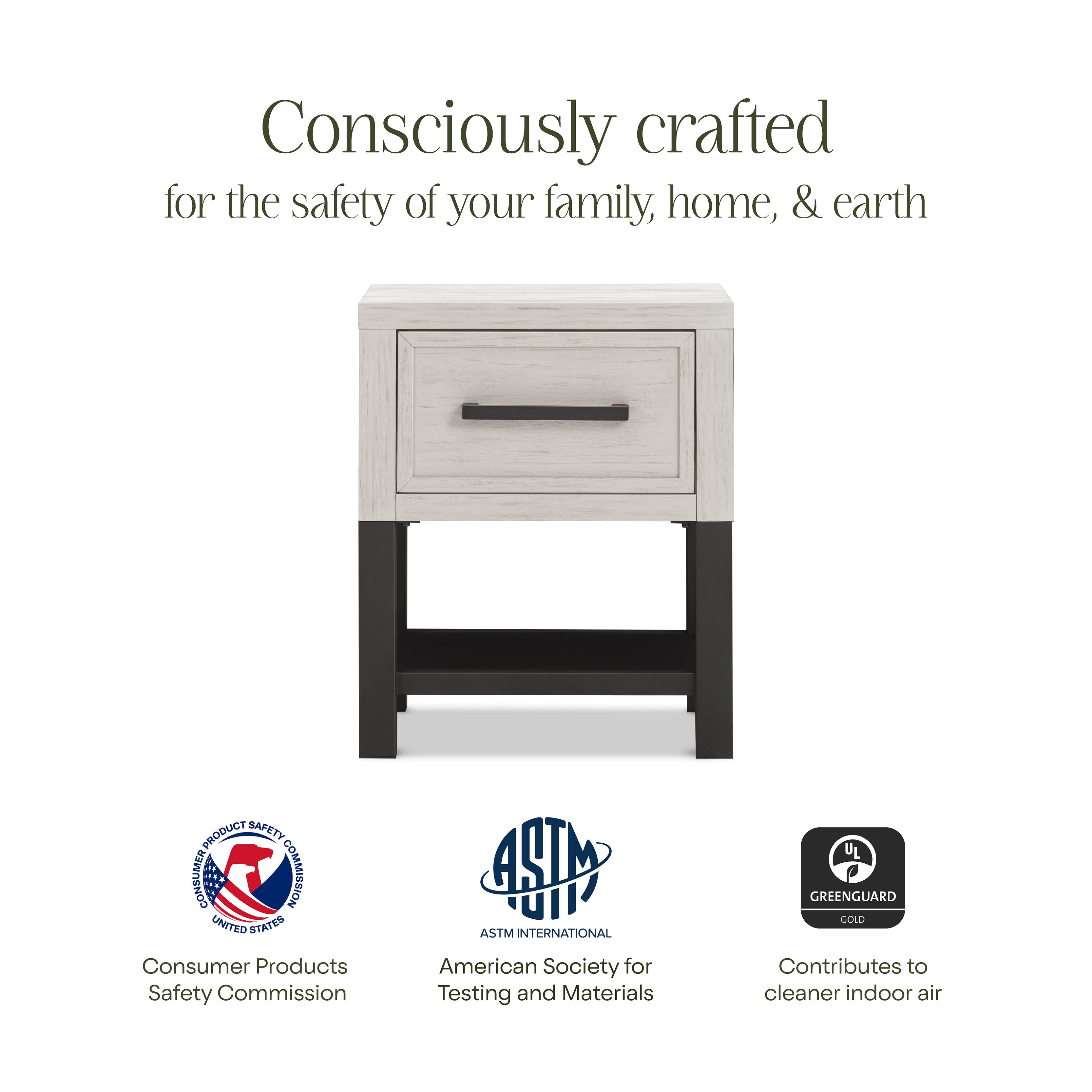 Monogram by Namesake Newbern Nightstand | Lullabye Shop