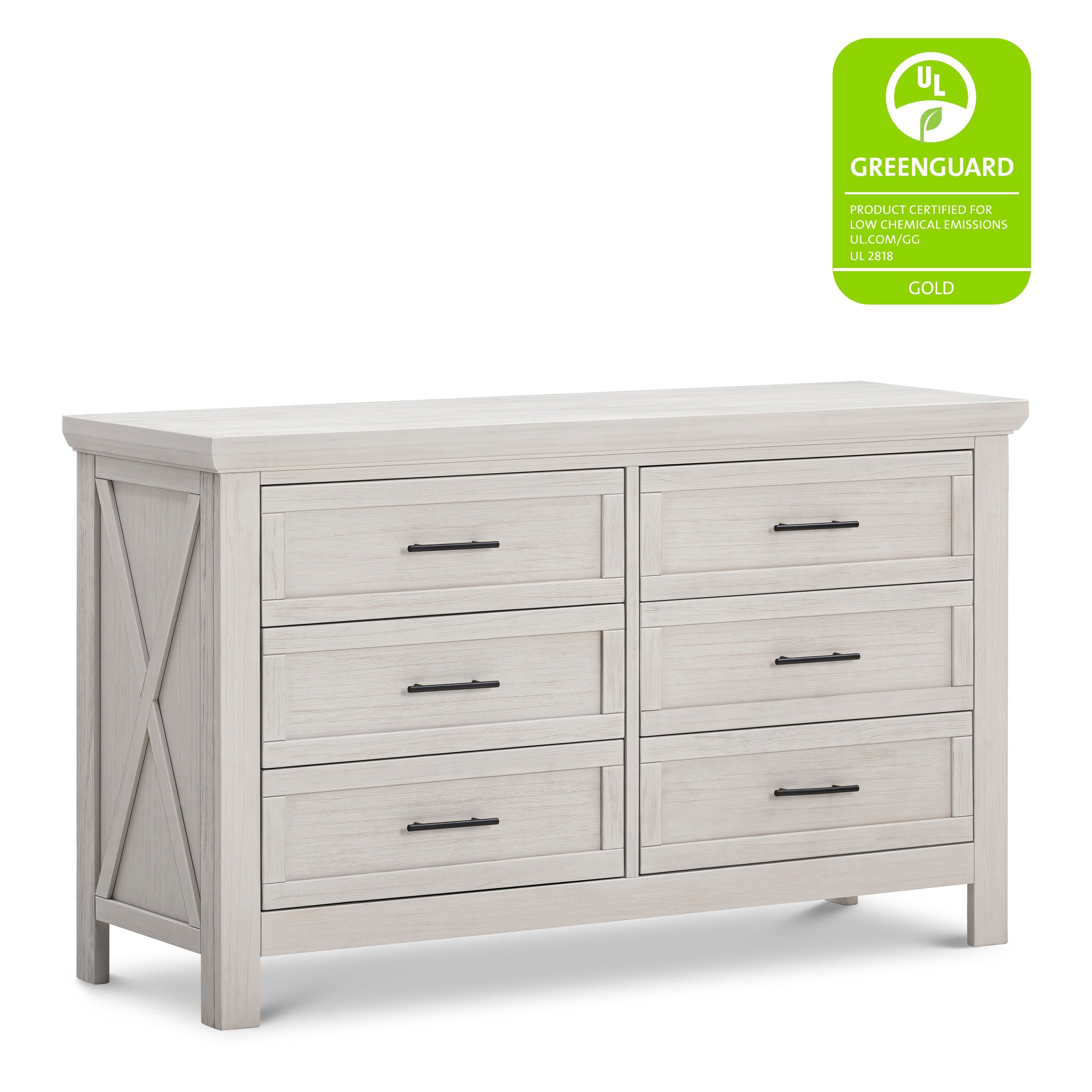 Monogram by Namesake Emory Farmhouse 6-Drawer Dresser | Lullabye Shop