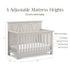 Monogram by Namesake Emory Farmhouse 4-in-1 Convertible Crib | Lullabye Shop