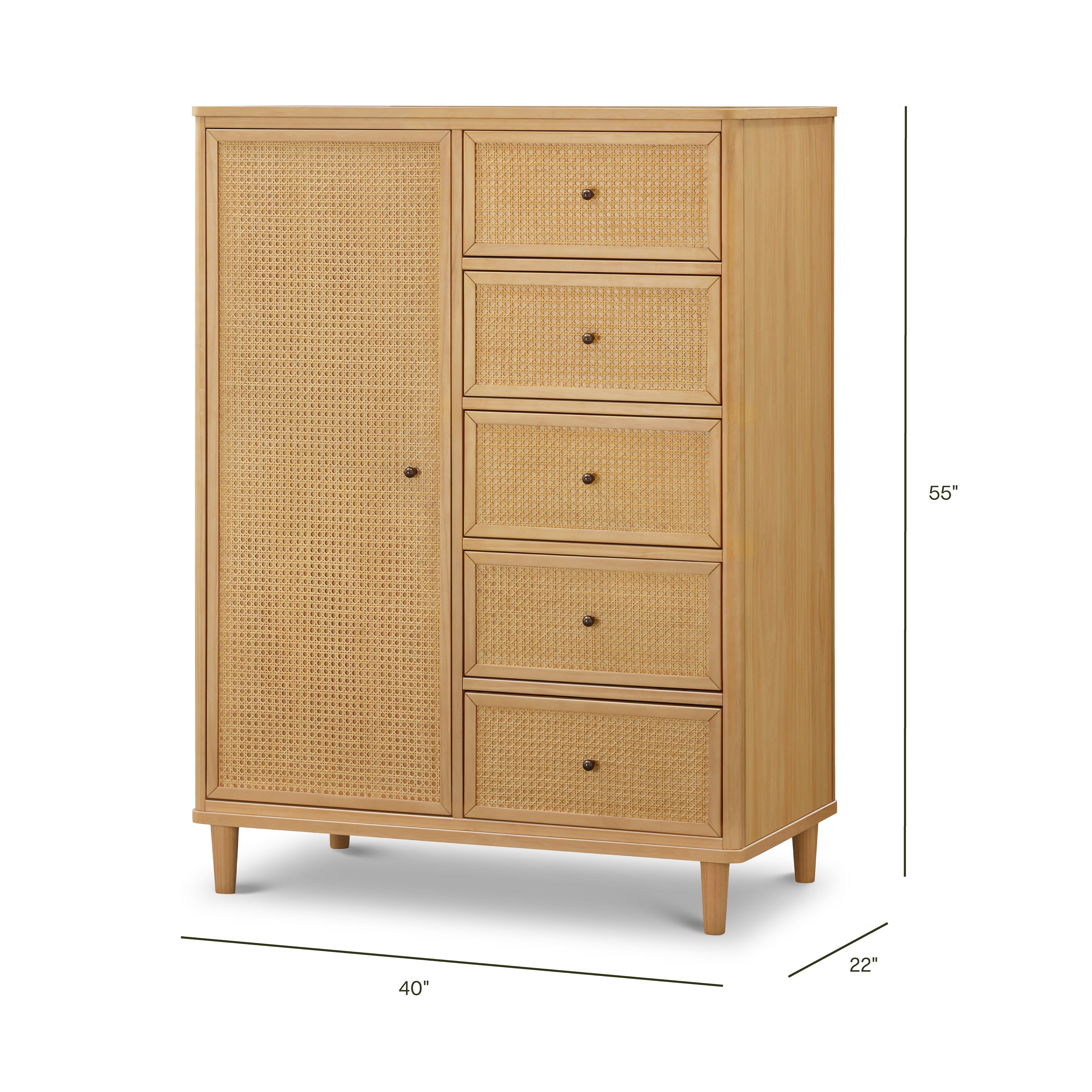 Namesake Marin with Cane Chifforobe | Lullabye Shop