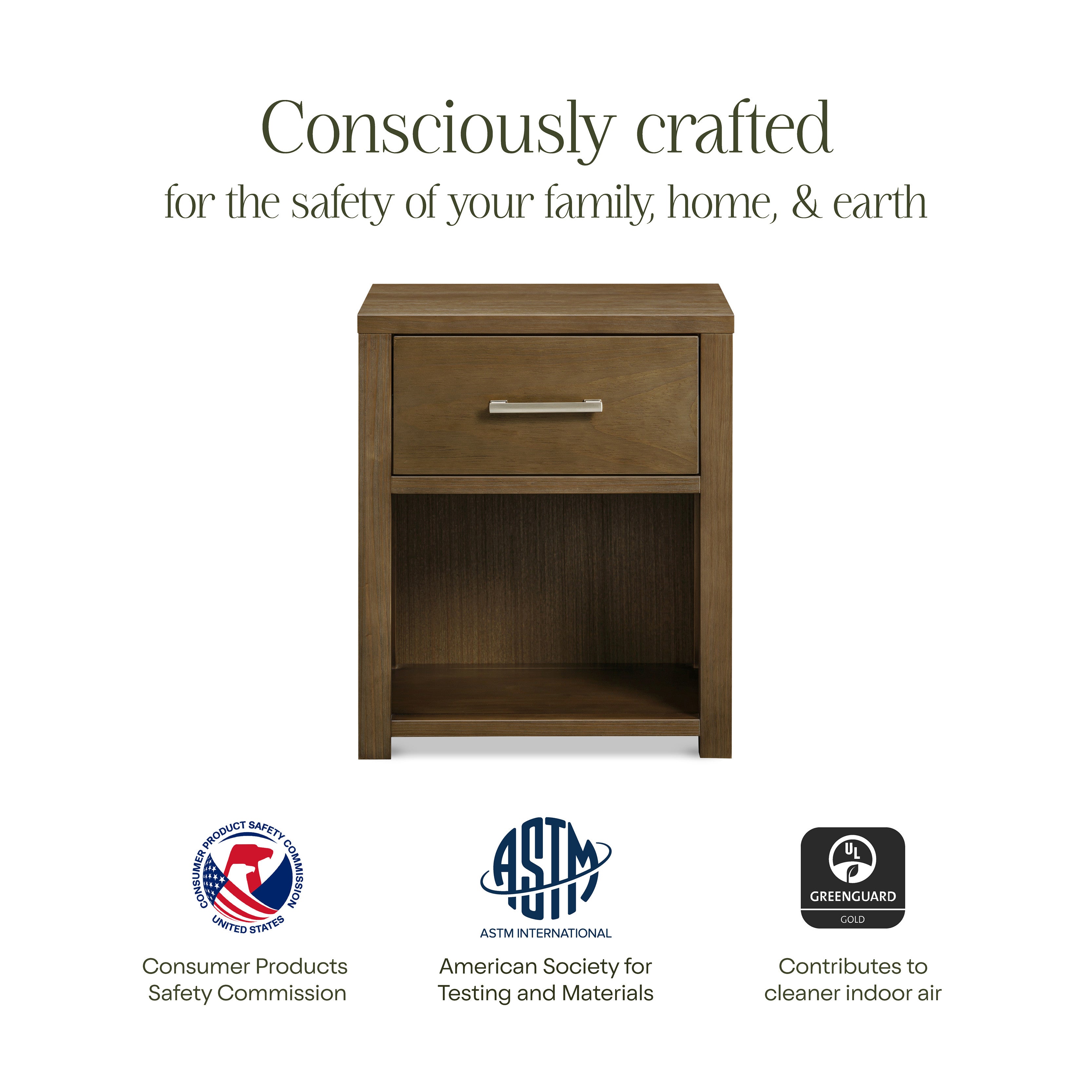 Monogram by Namesake Hemsted Nightstand | Lullabye Shop