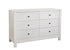 Designs by Briere Anzio Crib, Dresser, Changer Top White Wash