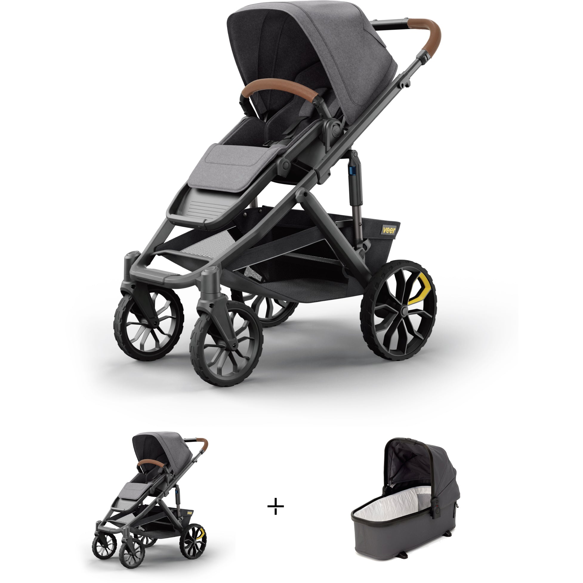 Veer Switch&Roll Stroller with Infant Essentials | Lullabye Shop