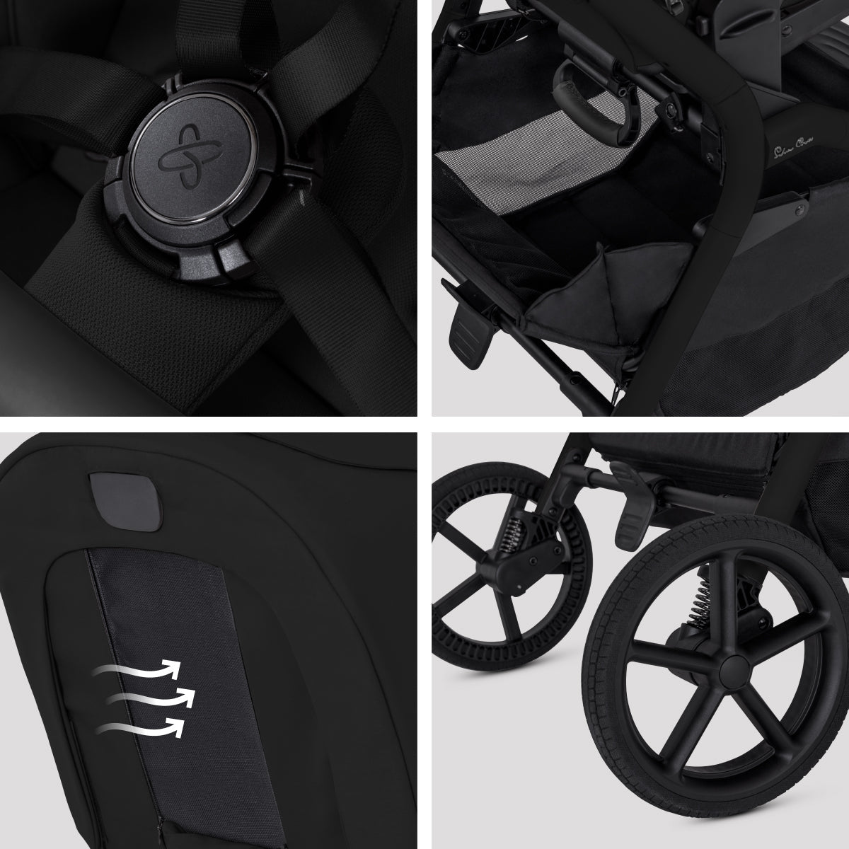 Silver Cross Breez Mid-Size Compact Stroller **** Late July ETA ****
