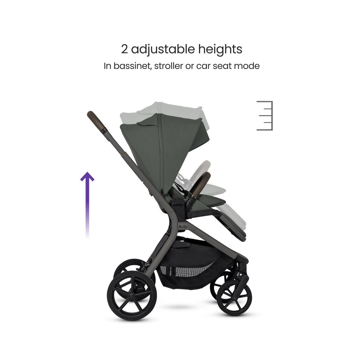 Silver Cross Breez Mid-Size Compact Stroller **** Late July ETA ****