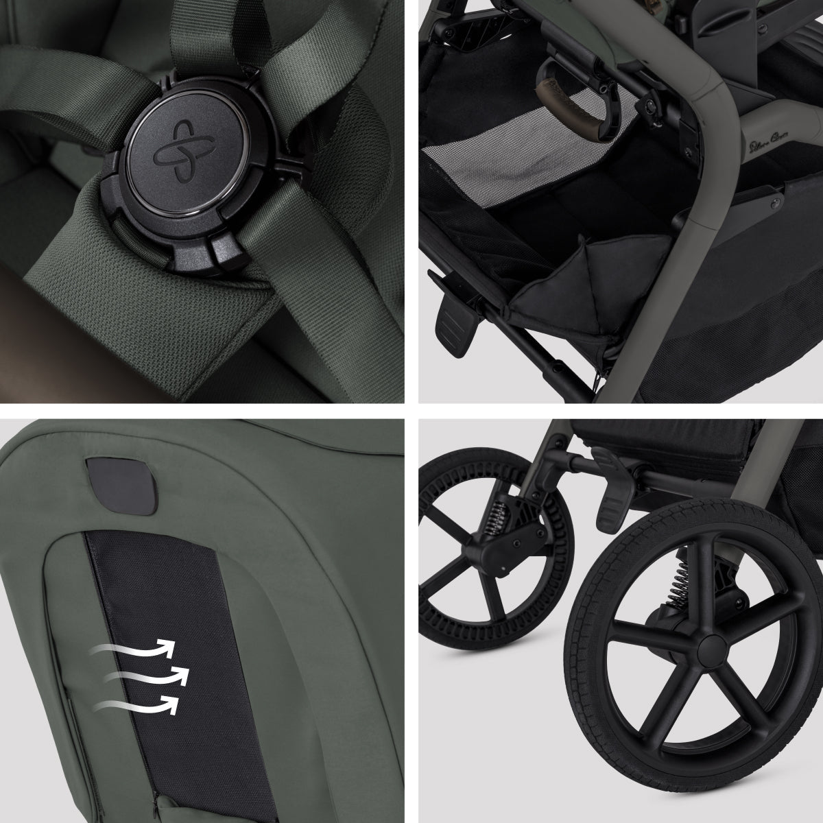 Silver Cross Breez Mid-Size Compact Stroller **** Late July ETA ****