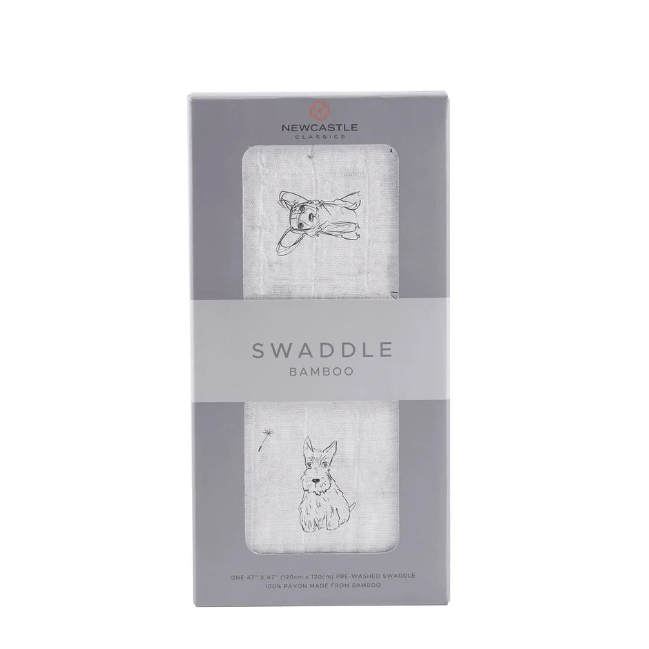 newcastle classics swaddle primrose indigo - 5