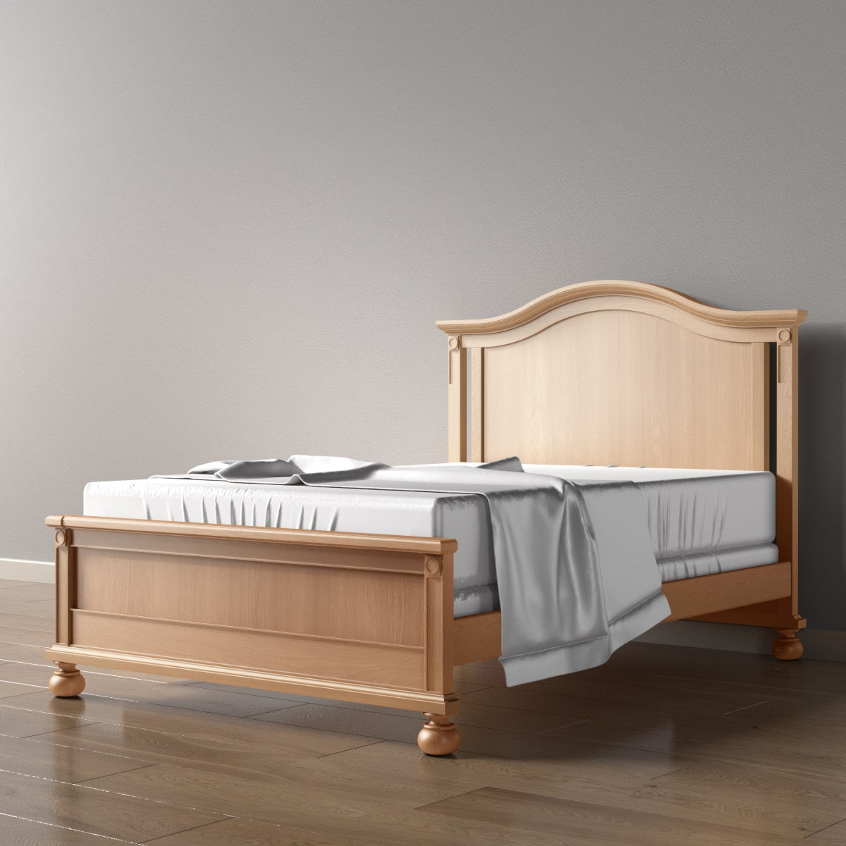 Romina Dakota Full Bed / Solid Back