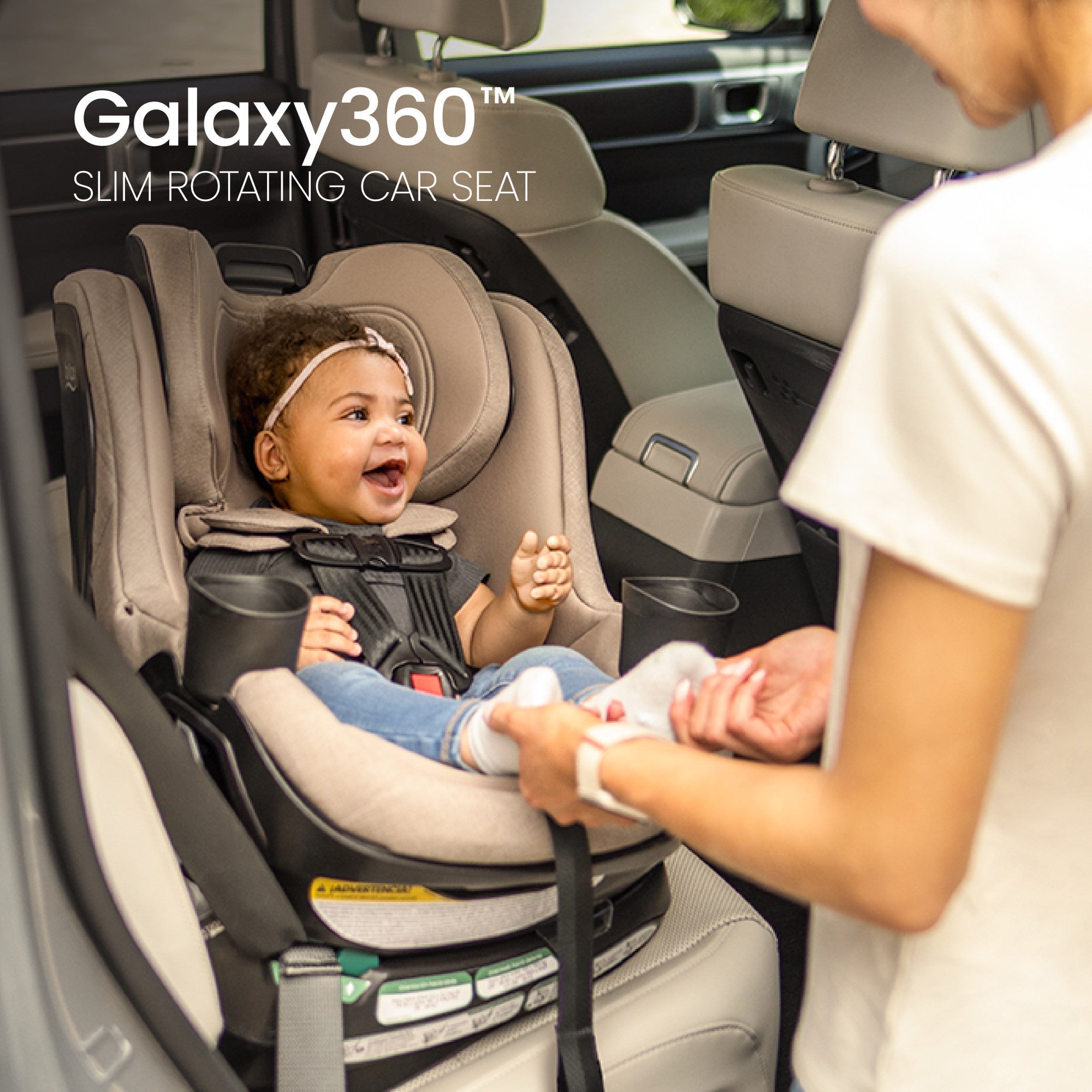 britax 360 spin Britax Galaxy360 Slim Rotating Convertible Car Seat (Raven Black)