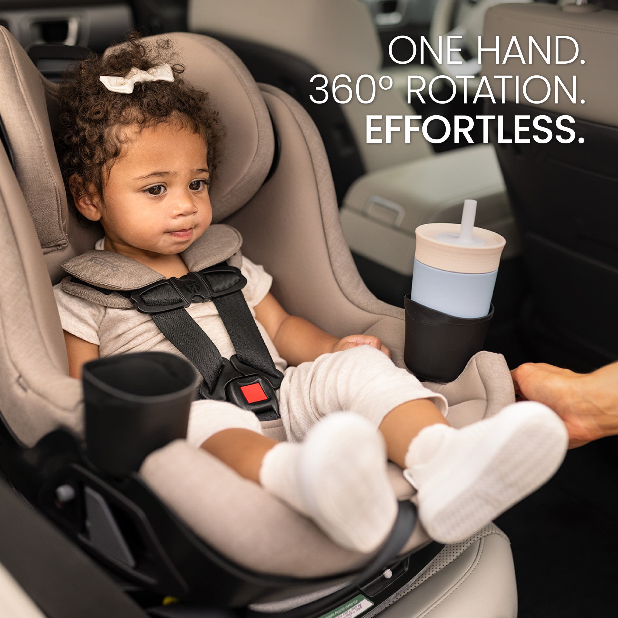 britax 360 spin Britax Galaxy360 Slim Rotating Convertible Car Seat (Raven Black)