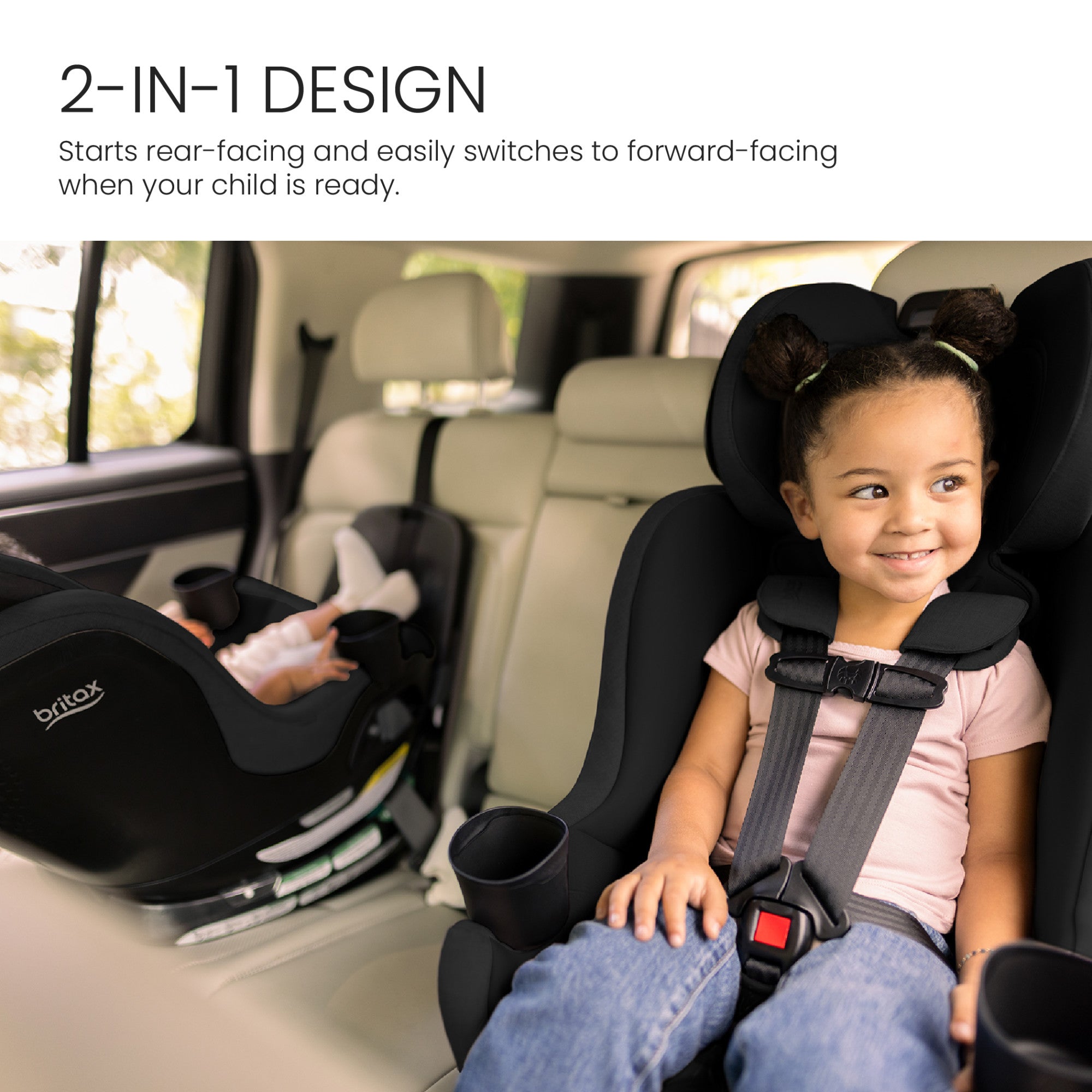 britax eclipse rear facing Britax Galaxy360 Slim Rotating Convertible Car Seat (Raven Black)
