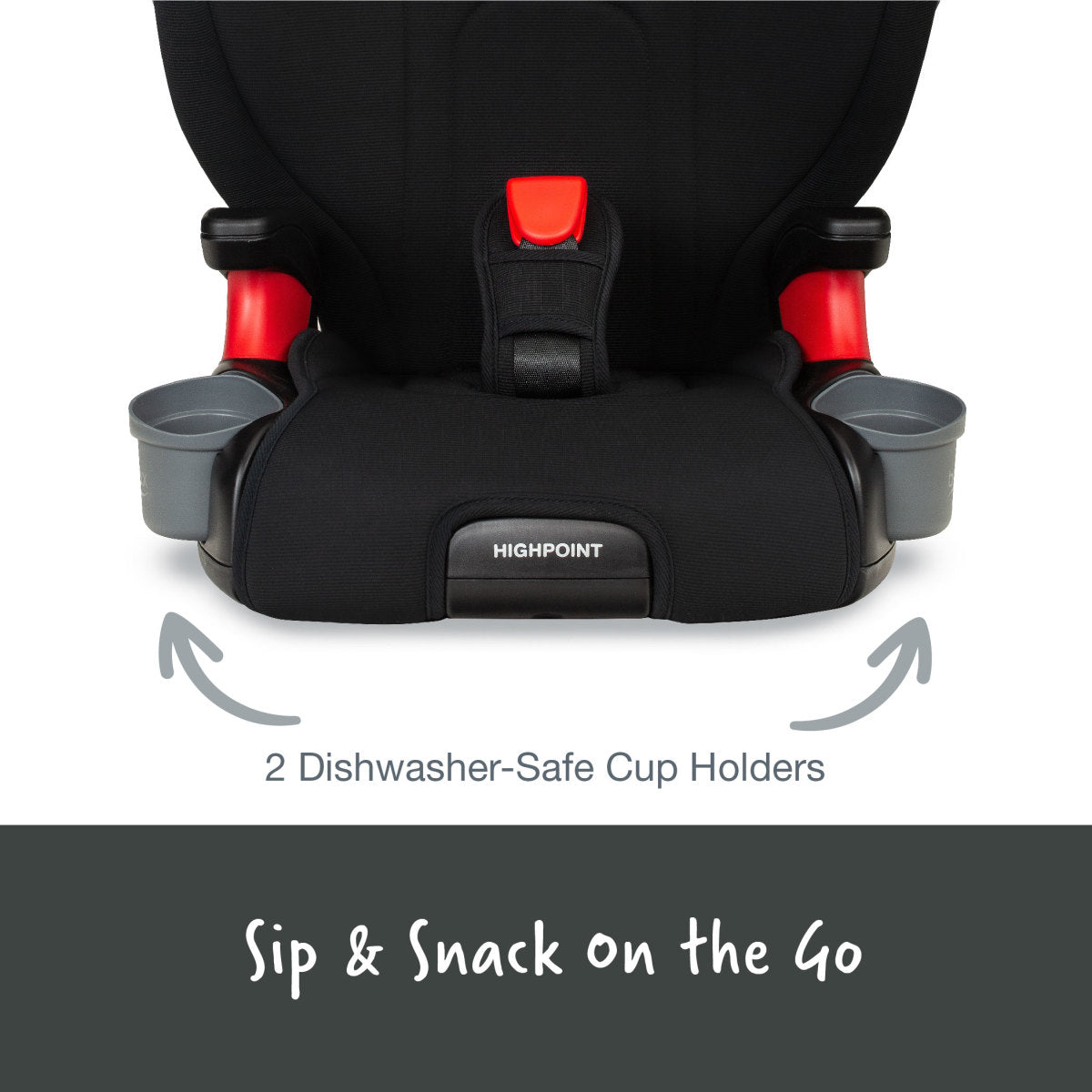 Britax Highpoint Backless Belt-Positioning Booster Seat with Safewash