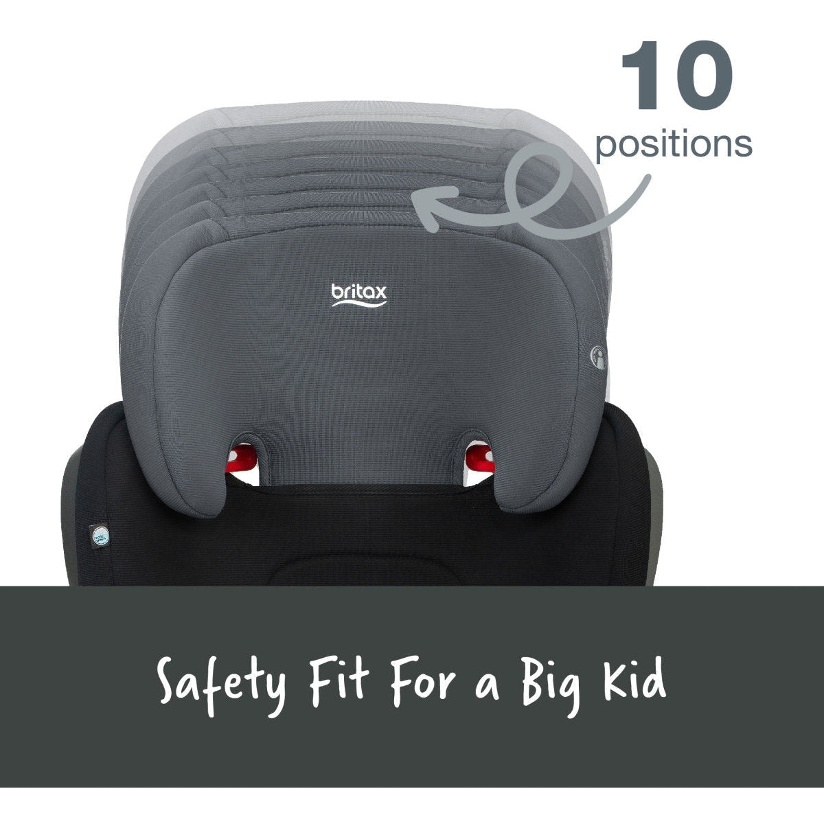 Britax Highpoint Backless Belt-Positioning Booster Seat with Safewash