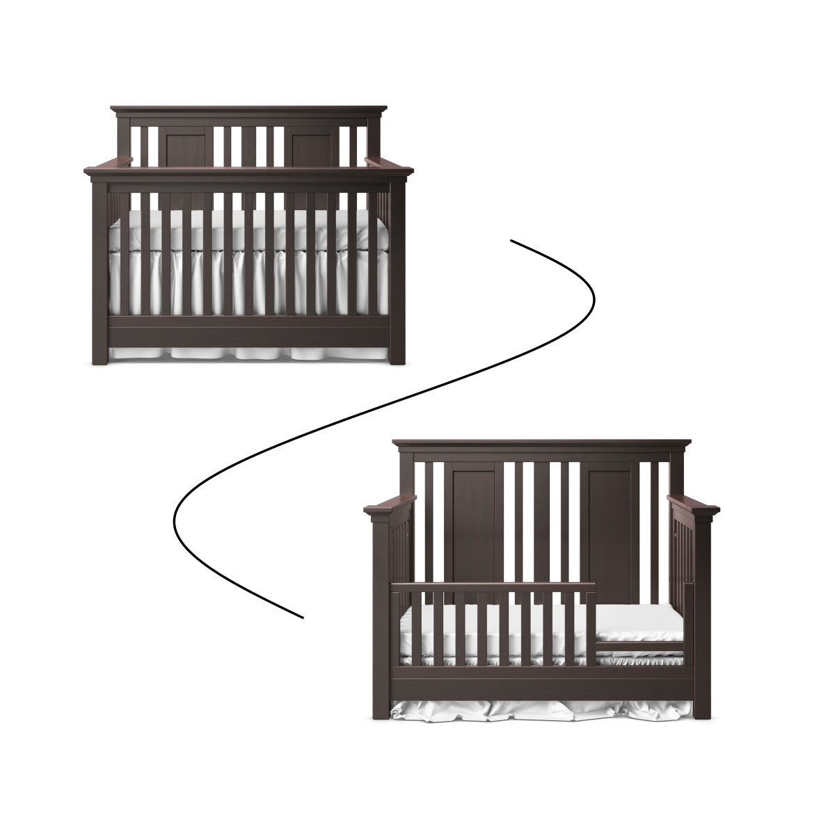 Romina Toddler Rail for Karisma Convertible Cribs