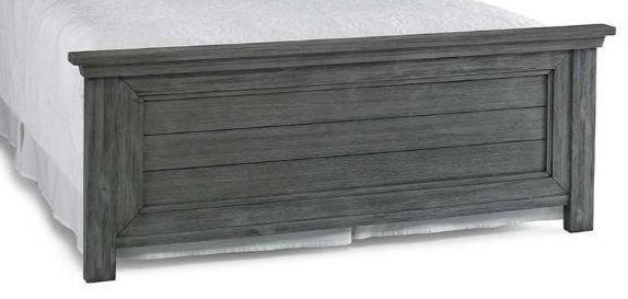 Designs by Briere Lugo Low-profile Footboard Harbor Grey