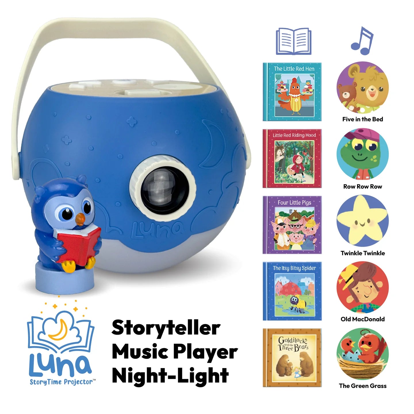 Luna Storytime Projector, Classic Starter Set