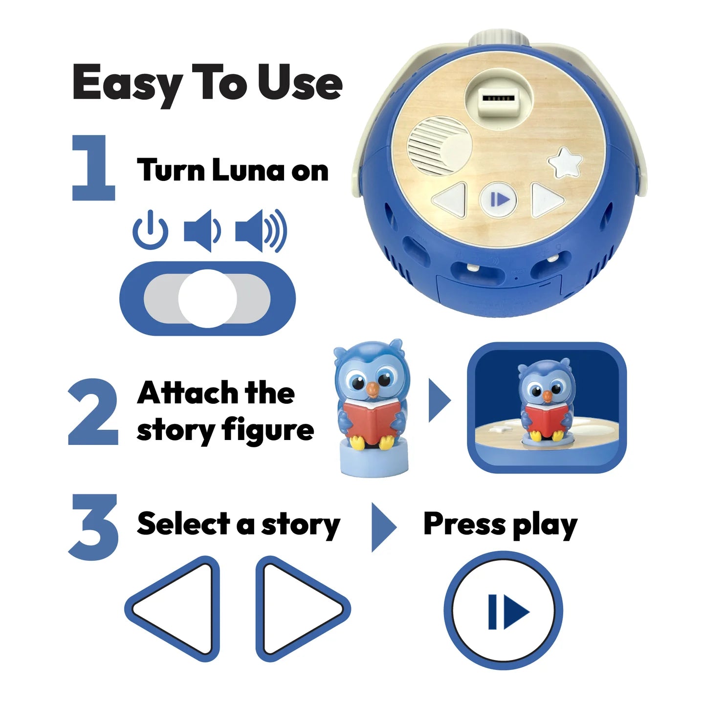Luna Storytime Projector, Classic Starter Set