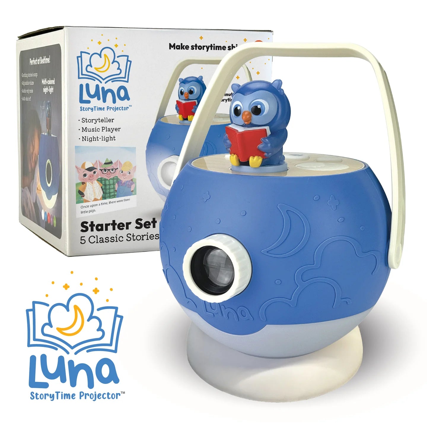 Luna Storytime Projector, Classic Starter Set