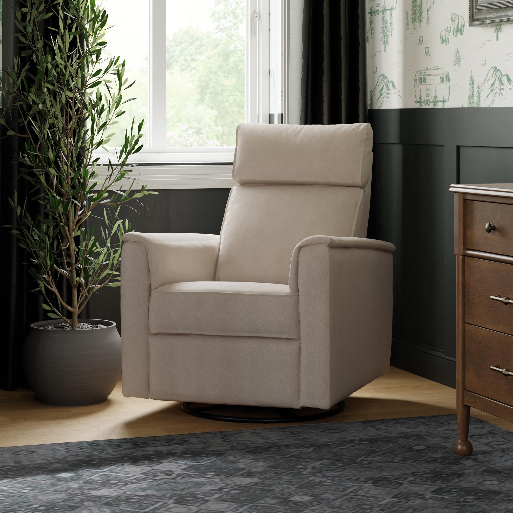 Namesake Willa Plus Power Glider Recliner + Power Headrest