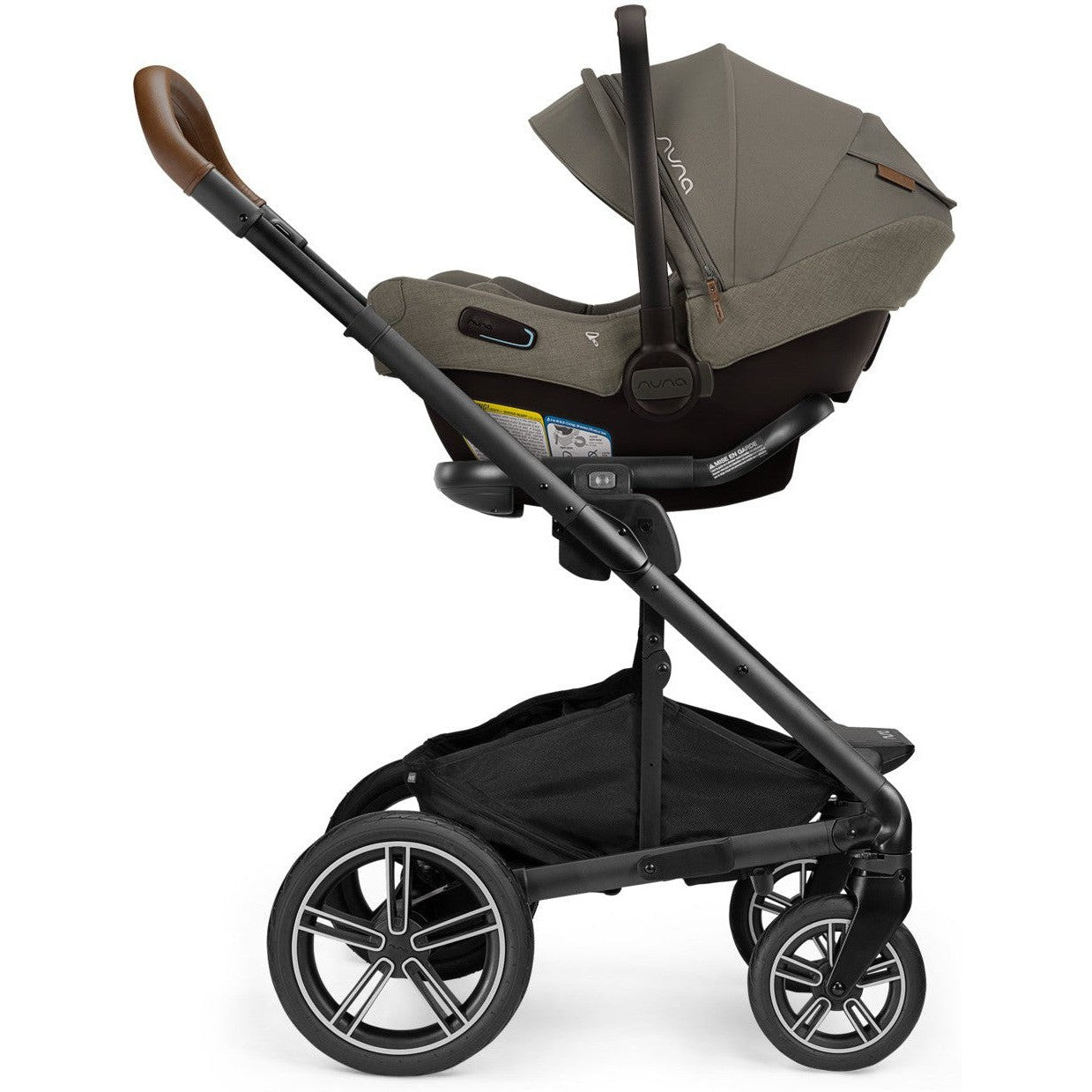 MIXX Next + PIPA Aire RX Travel System by Nuna Caviar/Chocolate