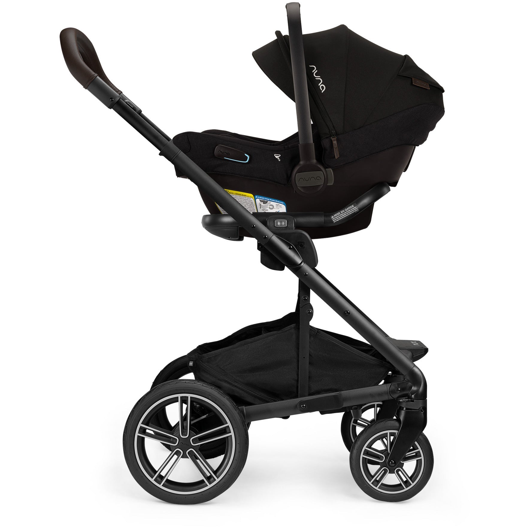 MIXX Next + PIPA Aire RX Travel System by Nuna Caviar/Chocolate