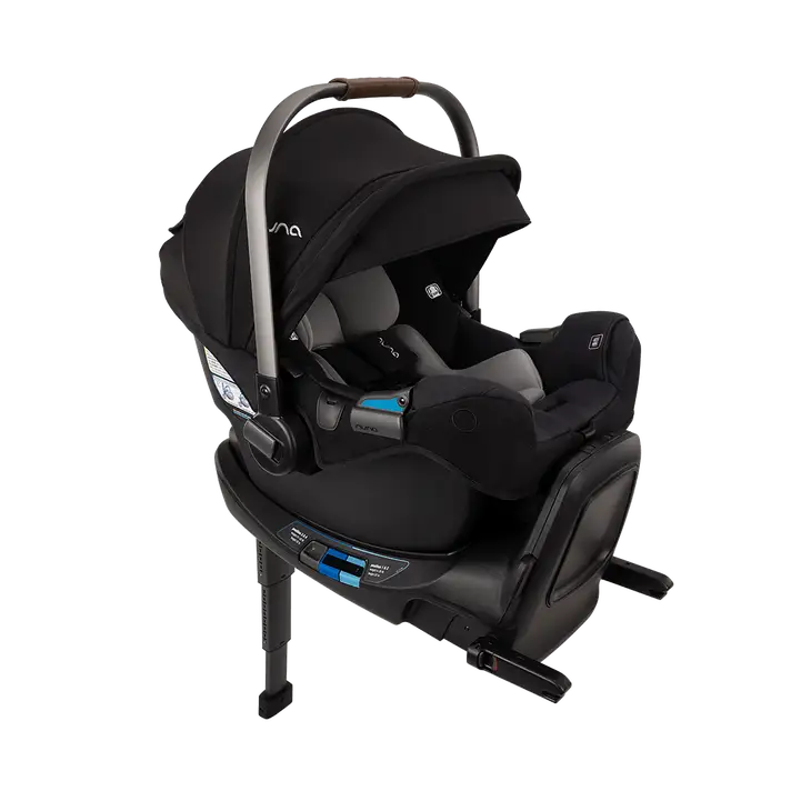 Nuna PIPA RX Infant Car Seat + RELX Base CVR Caviar Cognac