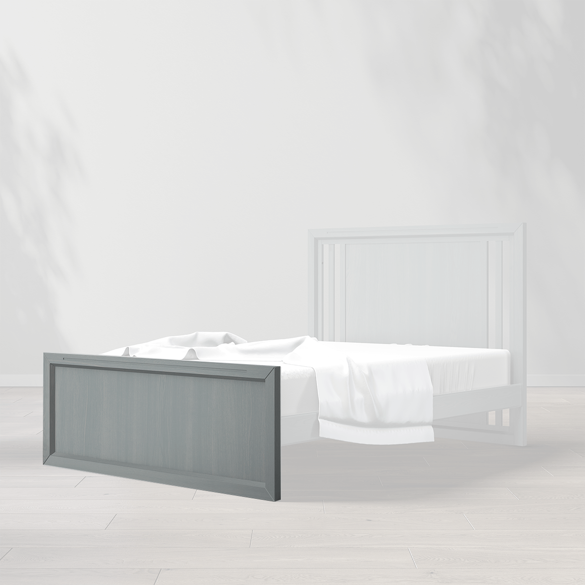 Romina Quadro Low-Profile Footboard