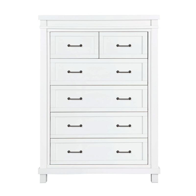 Appleseed Rowan Tall Dresser Pure White - Lullabye Shop Appleseed Rowan Tall Dresser Pure White - Lullabye Shop